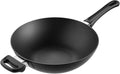 Scanpan Classic 11 inch Nonstick Wok – Compatible with Gas and Electric Stovetops, Metal Utensil Safe, Oven Safe to 500°F, Dishwasher Safe, Black