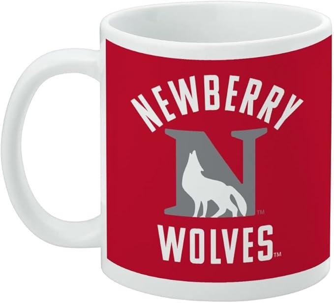 Newberry College Wolves Logo Ceramic Coffee Mug, Novelty Gift Mugs for Coffee, Tea and Hot Drinks, 11oz, White
