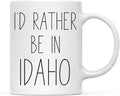 Andaz Press U.S. State 11oz. Coffee Mug Gift, I'd Rather Be in Idaho, 1-Pack, Long Distance College Going Away Study Abroad Birthday Christmas Gifts