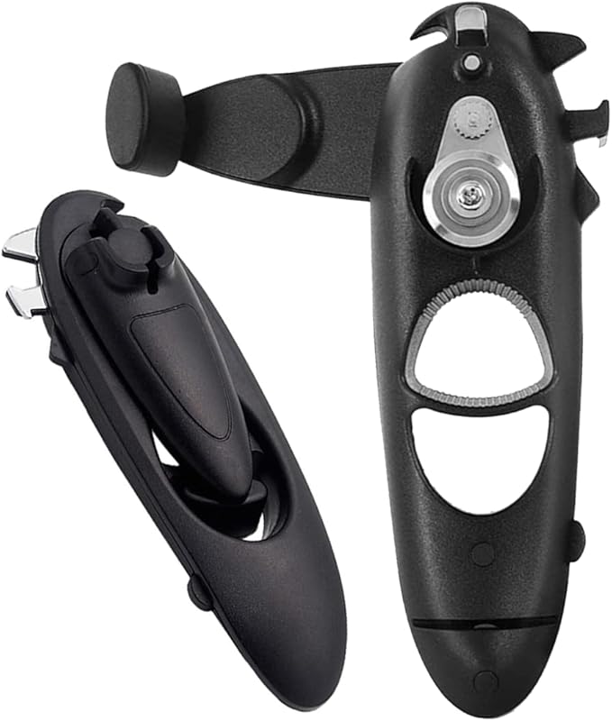 Can Opener Manual 8 In 1 Multifunction Bottle Opener Jar Bottle Can Screw Opener Effort-saving Kitchen Gadgets Beer Bottle Opener