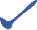 Chef Craft Premium Silicone Cooking Ladle, 11.25 inch, Blue