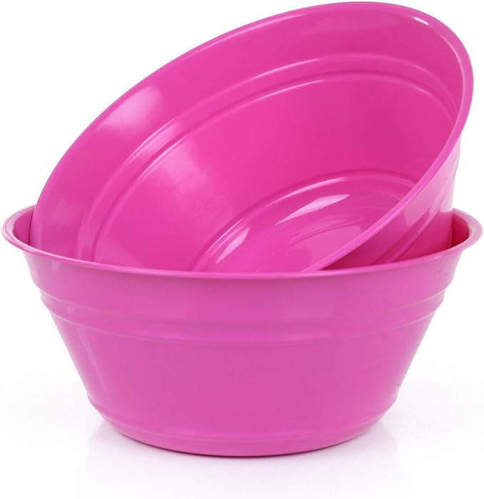 Mintra Home Snack Bowls (Large 2pk (4L), Fuchsia)