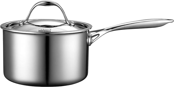 Cooks Standard Multi-Ply Clad Saucepan, 3 Quarts, Silver
