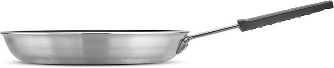 Tramontina Professional 12-Inch Non Stick Large Frying Pan, Heavy-Gauge Aluminum Skillet with Reinforced Nonstick Coating, Gray Handle, Dishwasher and Oven Safe