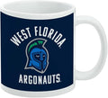 West Florida Argonauts Logo Ceramic Coffee Mug, Novelty Gift Mugs for Coffee, Tea and Hot Drinks, 11oz, White