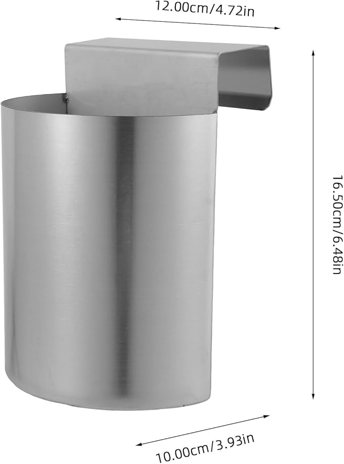 PRETYZOOM Ice Scoop Holder Hanging Organizer, Heavy Duty Metal Storage Box for Fridge Shelf, Ice Maker, Freezer, Supermarket, Home Use