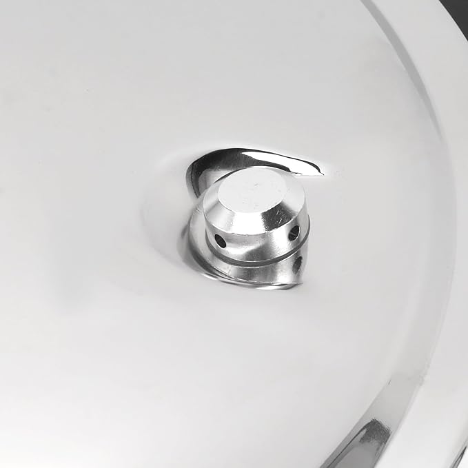 Yoidesu Stainless Steel Pressure Cooker with Safety Valve, 80KPA, Multifunctional Design for Efficient and Fast Cooking (4L)