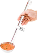 Restaurantware Met Lux 8 Ounce Portion Ladle 1 Multipurpose Portion Serving Spoon - Does Not Corrode Dishwashable Stainless Steel Portion Control Serving Utensil Premium