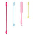 Beauty Spatula, 4 Pcs Small Spatula Mini Spatula for Cosmetics Lotion Makeup Spatula, Every Drop Tiny Spatula for Makeup and Kitchen Jar, Wax Waxing Body Hair Removal spatula