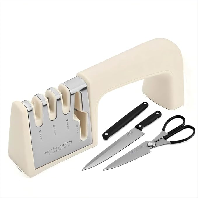Multifunctional home knife sharpener Professional Knife Sharpener-Easy to Use for any knifes & Scissors.Good tool for kitchen！ Cuchillos -afilador