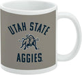 Utah State University Aggies Logo Ceramic Coffee Mug, Novelty Gift Mugs for Coffee, Tea and Hot Drinks, 11oz, White