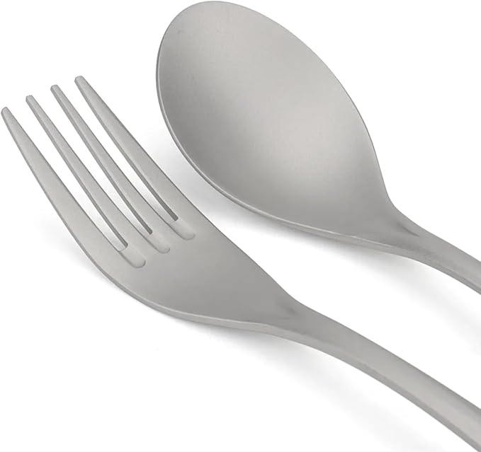 Long Handle Coffee Spoon, 7.5 In Pure Titanium Stirring Spoon for Espresso, Tea, Soup, Dessert, Bar, Kitchen, Gifts, Lightweight & Durable Utensil with Wide Scoop Head