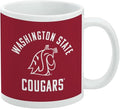 Washington State Cougar Ceramic Coffee Mug, Novelty Gift Mugs for Coffee, Tea and Hot Drinks, 11oz, White