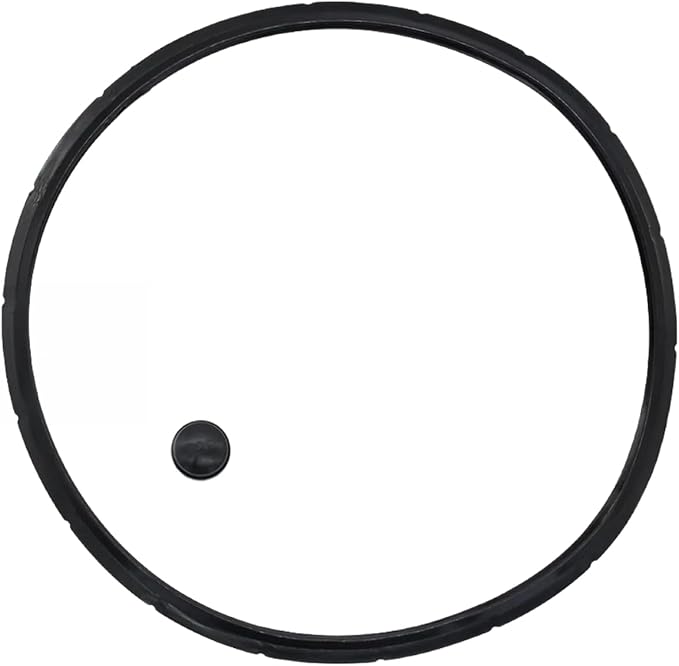 09924 Pressure Cooker Canner Sealing Ring & Overpressure Plug Fit for Presto Pressure Cooker Various 6 Quart 8 Quart Parts Compatible with Models 0128206 0128202 0128203 0128204 0128303 0126306