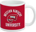 Western Kentucky Hilltopper Ceramic Coffee Mug, Novelty Gift Mugs for Coffee, Tea and Hot Drinks, 11oz, White