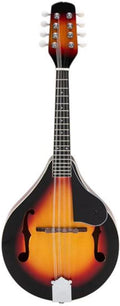 A Style Mandolin Sunset Finish 8 String Acoustic Mandolin for Beginners and Adults with Basswood Body Rosewood Fingerboard Mahogany Top Folk Bluegrass Instrument