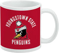 Youngstown State Penguins Logo Ceramic Coffee Mug, Novelty Gift Mugs for Coffee, Tea and Hot Drinks, 11oz, White