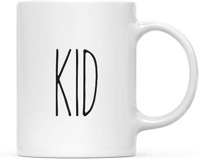 Andaz Press Simple Rustic Farmhouse Kitchen Decor 11oz. Ceramic Coffee Tea Mug Gift, Kid, 1-Pack