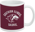 Southern Illinois Saluki Ceramic Coffee Mug, Novelty Gift Mugs for Coffee, Tea and Hot Drinks, 11oz, White
