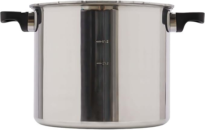 22L Pressure Cooker - 90kpa Aluminium Pressure Canner with Steam Gauge, Large Capacity Ideal for Apartment Living, Camping, and Motor Homes