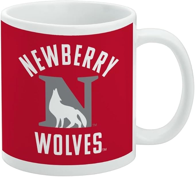 Newberry College Wolves Logo Ceramic Coffee Mug, Novelty Gift Mugs for Coffee, Tea and Hot Drinks, 11oz, White