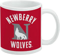Newberry College Wolves Logo Ceramic Coffee Mug, Novelty Gift Mugs for Coffee, Tea and Hot Drinks, 11oz, White