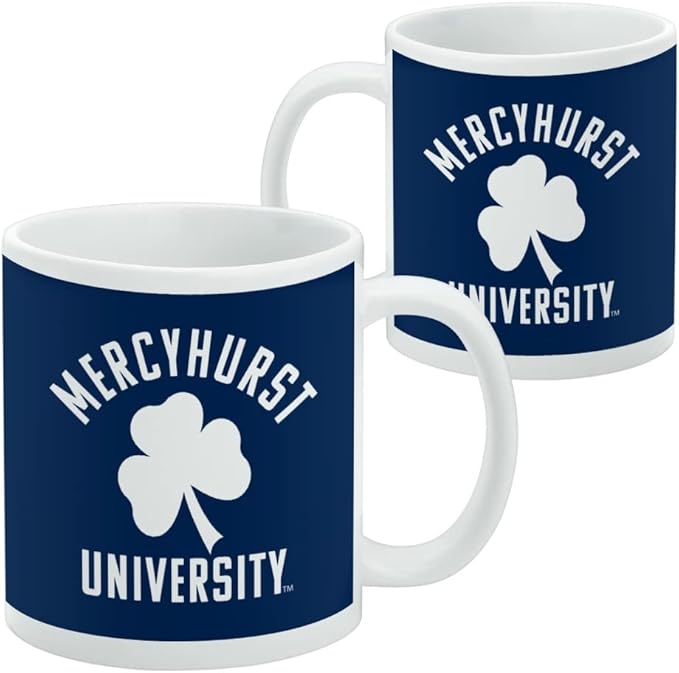Mercyhurst University Bears Logo Ceramic Coffee Mug, Novelty Gift Mugs for Coffee, Tea and Hot Drinks, 11oz, White