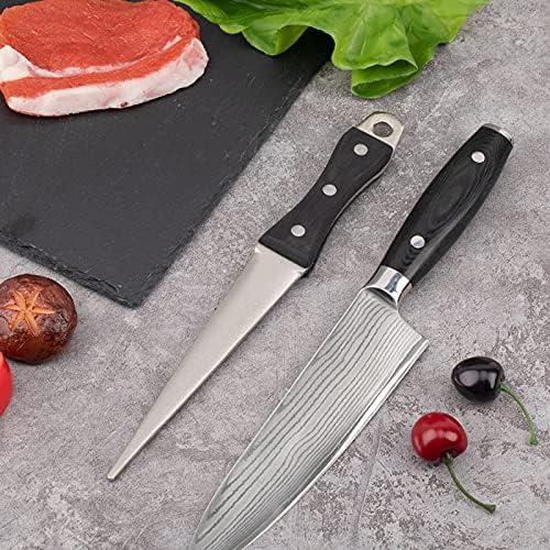 Kota Japan 10.6 in. Professional Diamond Knife Sharpening Rod or Stick with Wooden Handle. Kitchen, Home or Hunting. Master Chef, Hunter or Home Gourmet. Steel Blade Sharpener Honing Rod.