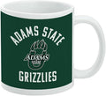 Adams State University Grizzlies Logo Ceramic Coffee Mug, Novelty Gift Mugs for Coffee, Tea and Hot Drinks, 11oz, White