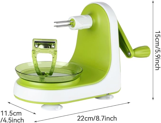 KEOUKE Manual Apple Peeler with Suction Base - Quick, Safe Desktop Apple Skin Peeler, Replaceable Blade, Easy to Clean for Home Kitchen Quick Applesauce Pie Making