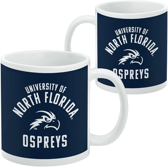 North Florida Osprey Ceramic Coffee Mug, Novelty Gift Mugs for Coffee, Tea and Hot Drinks, 11oz, White