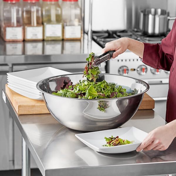 Stainless Steel Mixing Bowl for Commercial and Home Kitchen (16qt)