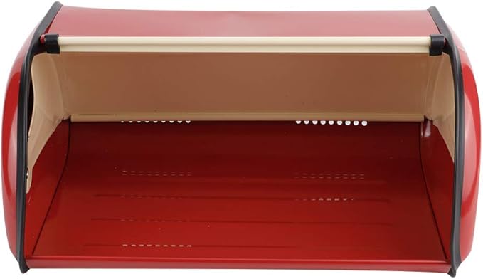aqxreight Bread Box for Kitchen Storage with Large Capacity and Secure Lid Fits Most Countertops and Cabinets in Red