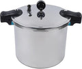 22L/23Qt Aluminium Alloy Pressure Pot, Thickened Pressure Cooker Family Pressure Cookers Super Safety Lock Devices for Everyday1-30 People Use