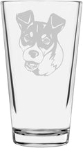 Ratonero Bodeguero Andaluz Custom Personalized Dog Themed Etched All Purpose 16oz Pint Glass