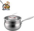 Titanium Hammered Pan, Thickened Multi-Layer Titanium Skillet, Scratch-Resistant Non-Stick, Even Heating, 9.44in