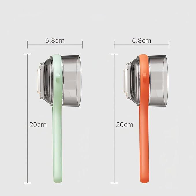 Peeling Knife with Storage Box, 2026 New with Box Storage Kitchen Special Fruitpeeler, Fruit and Vegetable Peeler with Container, Double-Sided Stainless Steel Peeler Gadgets | Easy to Use (Orange*2)