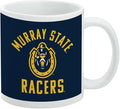 Murray State University Racers Logo Ceramic Coffee Mug, Novelty Gift Mugs for Coffee, Tea and Hot Drinks, 11oz, White