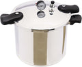 23 Quart Aluminum Pressure Cooker Canning Pressure Cooker With Gauge Explosion Proof Safety Valve Extra-Large Size For Big Canning Jobs