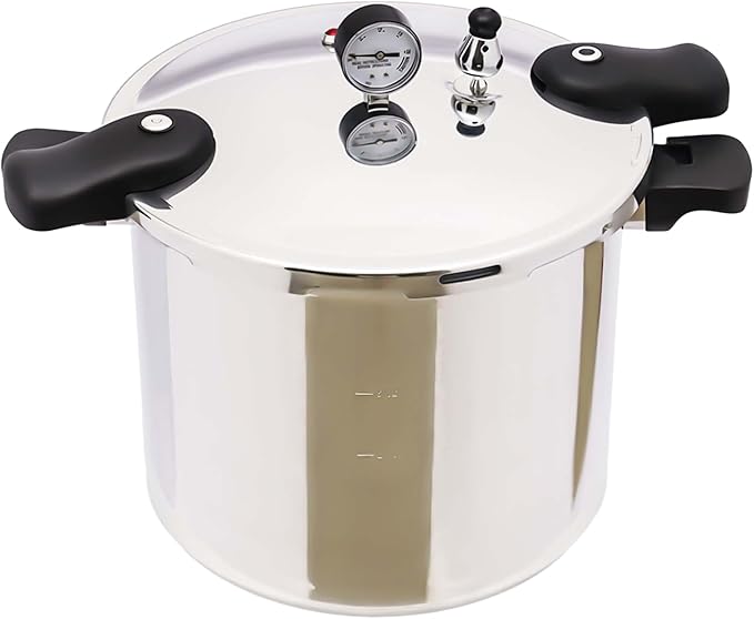 Pressure Cooker,23 Quart Aluminium Alloy High Pressure Cooking Pot,Thickened Explosion-Proof Canning Pressure Cooker for Gas Stoves Electric Ceramic Stoves Electric Furnaces
