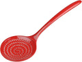 Gourmac 12-Inch Melamine Skimmer, Red
