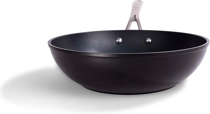 frök All-In-One Non-Stick Fry Pan Meets Wok with Lid, 11-Inch, Black & Silver