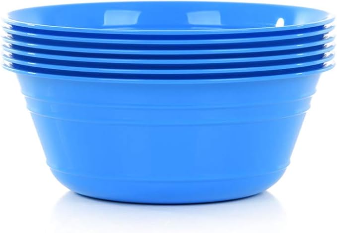 Mintra Home Snack Bowls (Medium 6pk (1.8L), Blue)
