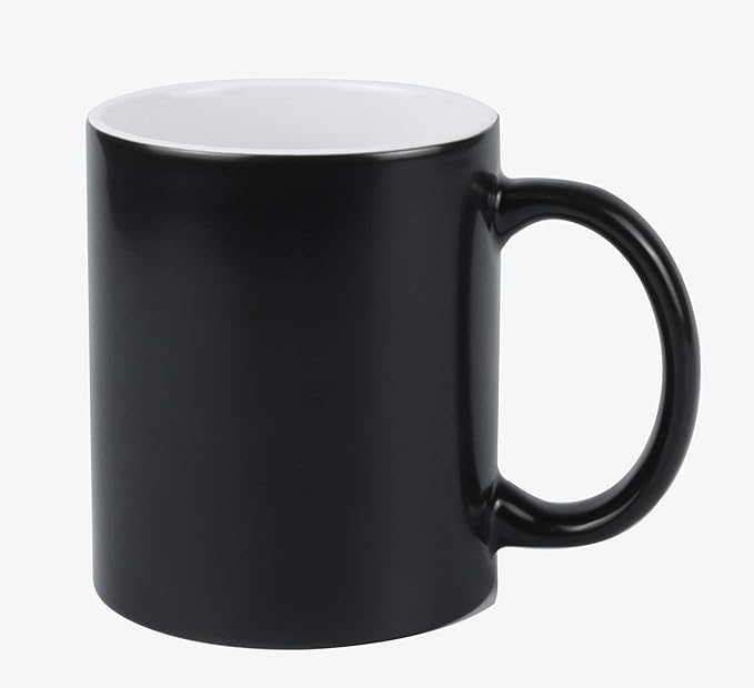 11oz Color Changeable Sublimation Mug Black, Packed in White Box, Case of 6