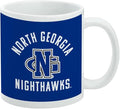 University of North Georgia Nighthawks Ceramic Coffee Mug, Novelty Gift Mugs for Coffee, Tea and Hot Drinks, 11oz, White