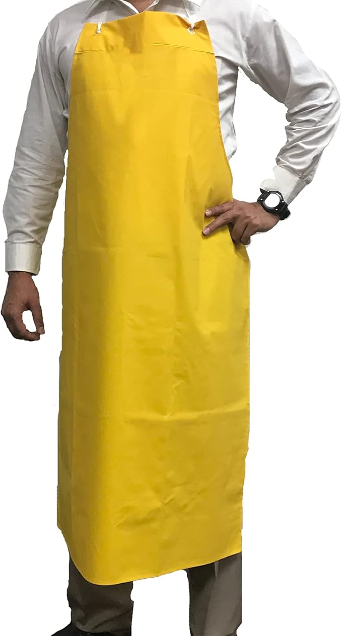 KLEEN CHEF Everyday General Use Polyester Dishwashing And Heavy Duty PVC Leather Apron