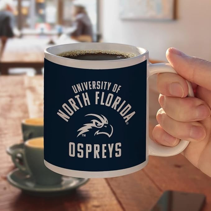 North Florida Osprey Ceramic Coffee Mug, Novelty Gift Mugs for Coffee, Tea and Hot Drinks, 11oz, White