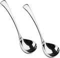 IMEEA 7.6" Gravy Ladle Set of 2, 18/10 Stainless Steel Soup Ladle