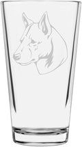 Canaan Dog Custom Personalized Dog Themed Etched All Purpose 16oz Pint Glass