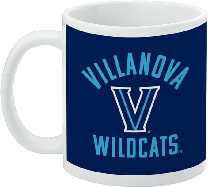 Villanova University Wildcats Ceramic Coffee Mug, Novelty Gift Mugs for Coffee, Tea and Hot Drinks, 11oz, White